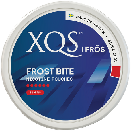 XQS Frös Frost Bite 11,6mg-Nikotinposer-Tobax