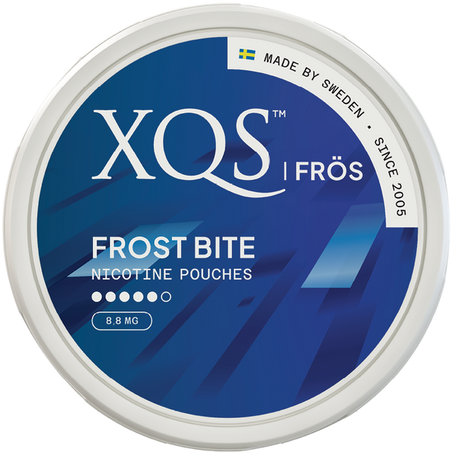 XQS Frös Frost Bite 8,8mg-Nikotinposer-Tobax