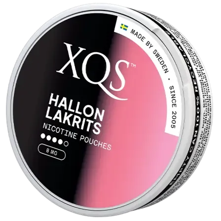 XQS Hallon Lakrtis Strong-Nikotinposer-Tobax