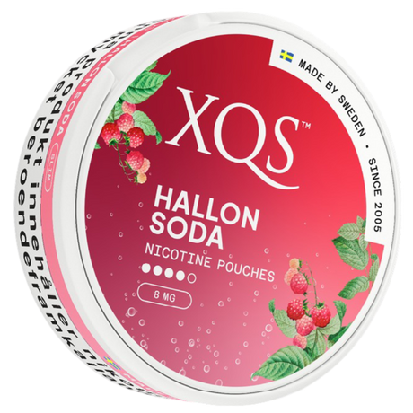 XQS Hallon Soda Strong-Nikotinposer-Tobax