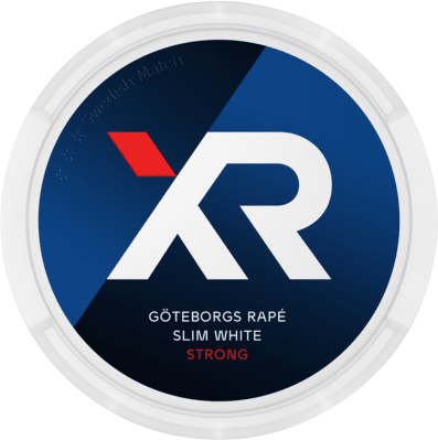 XR Göteborgs Rapé Slim Vit Stark-Tobax
