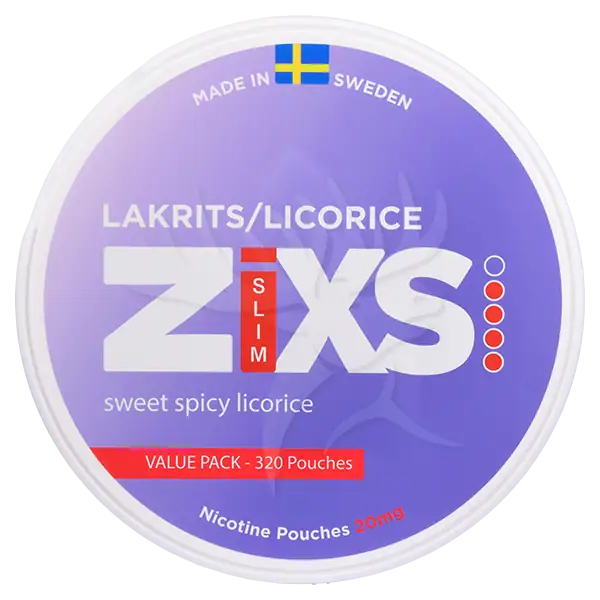 Zixs Lakrits Jumbo Can Tobax