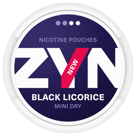 ZYN Black Licorice Mini S2-Nikotinposer-Tobax