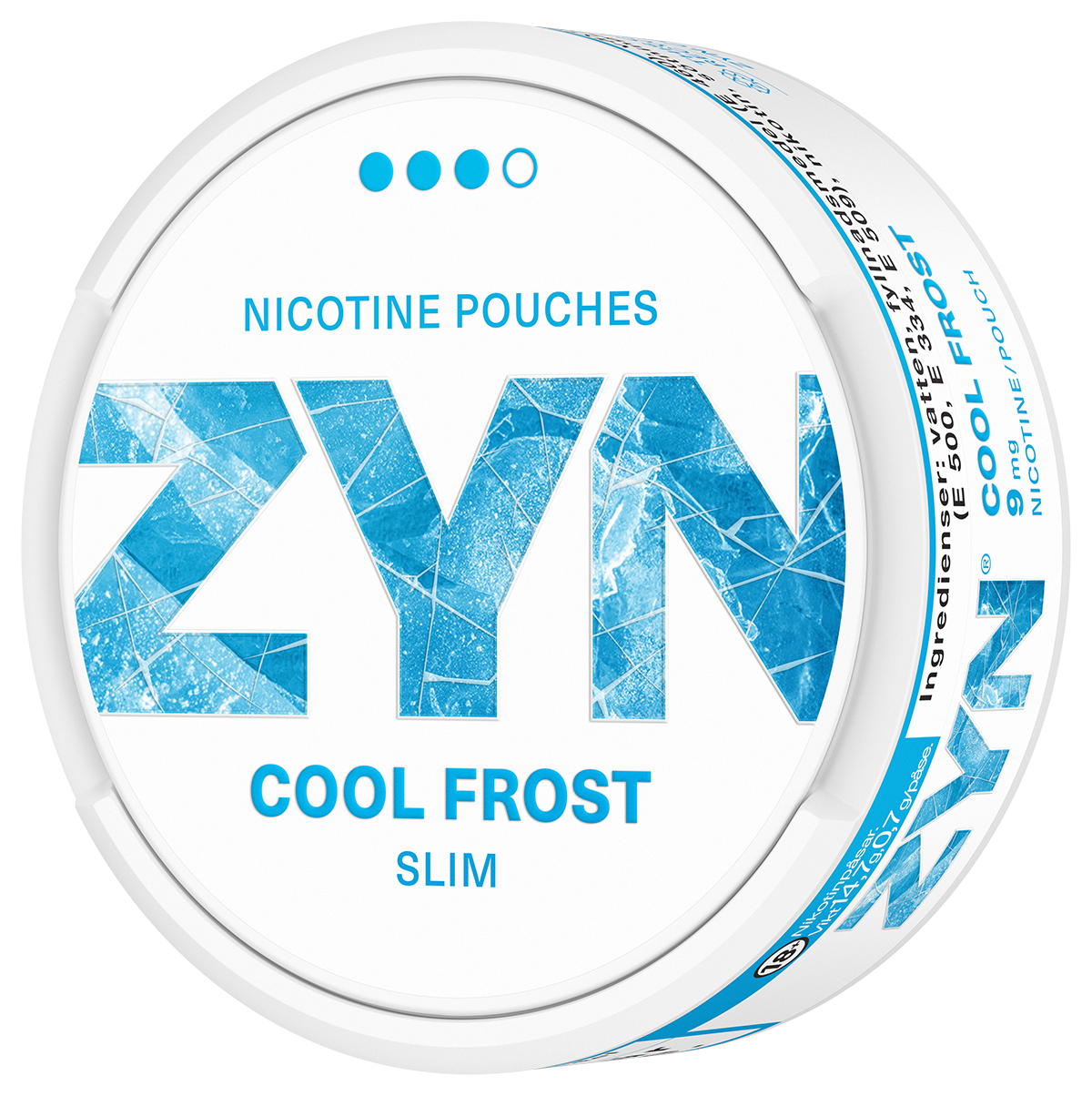 ZYN Cool Frost Slim S3-Nikotinposer-Tobax