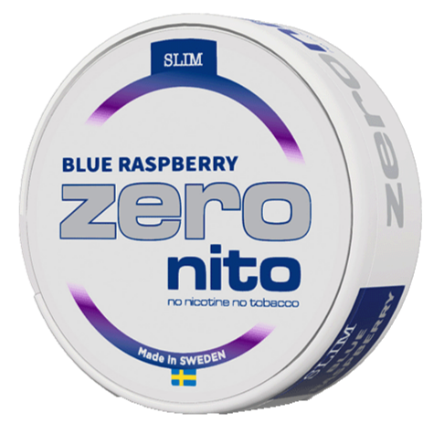 Zeronito Blue Raspberry Slim-Nikotinfritt Snus-Tobax