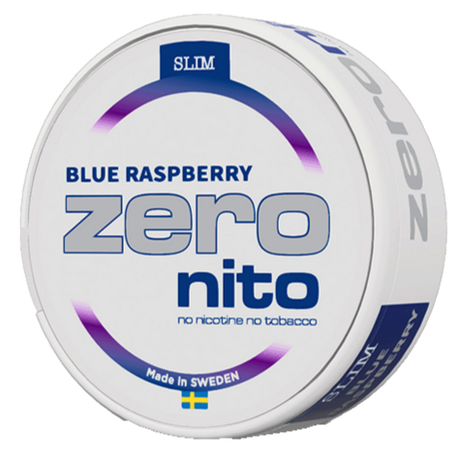 Zeronito Blue Raspberry Slim-Nikotinfritt Snus-Tobax