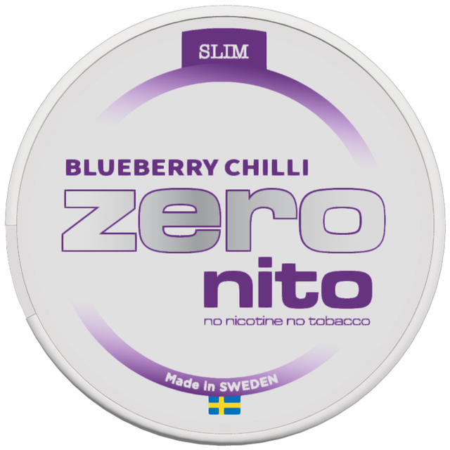 Zeronito Blueberry Chilli Slim-Nikotinfritt Snus-Tobax