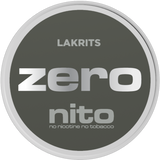 Zeronito Lakrits-Nikotinfritt Snus-Tobax