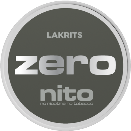 Zeronito Lakrits-Nikotinfritt Snus-Tobax