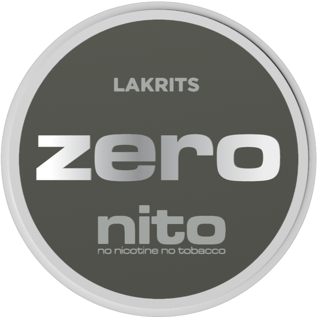 Zeronito Lakrits-Nikotinfritt Snus-Tobax