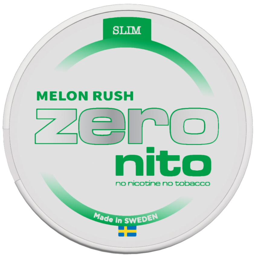 Zeronito Melon Rush Slim-Nikotinfritt Snus-Tobax