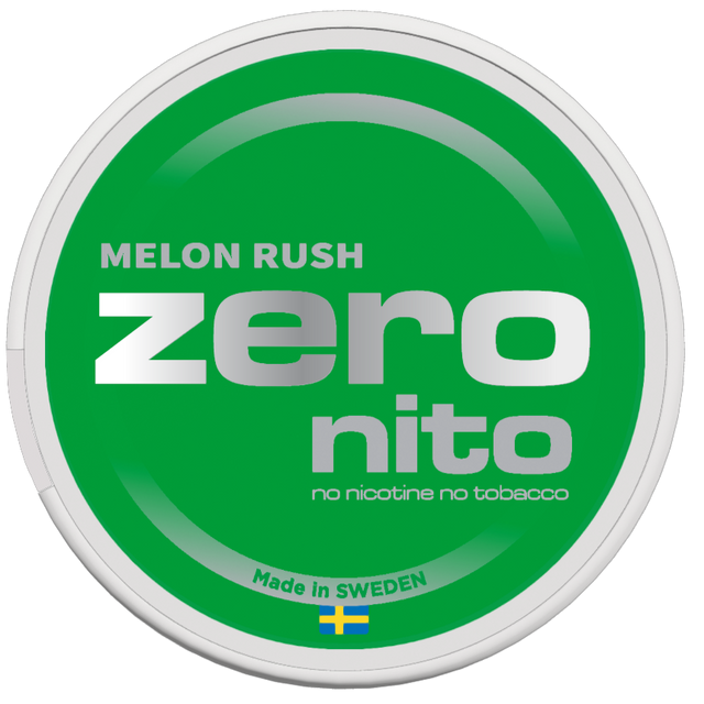 Zeronito Melon Rush-Nikotinfritt Snus-Tobax