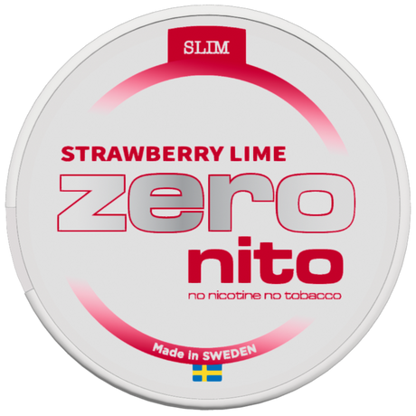 Zeronito Strawberry Lime Slim-Nikotinfritt Snus-Tobax