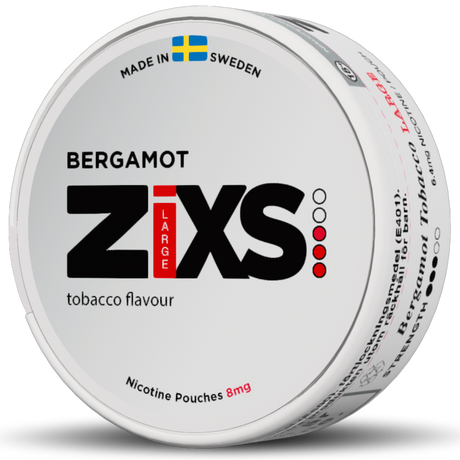 Zixs Bergamot-Nikotinposer-Tobax