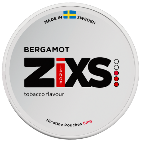 Zixs Bergamot-Nikotinposer-Tobax