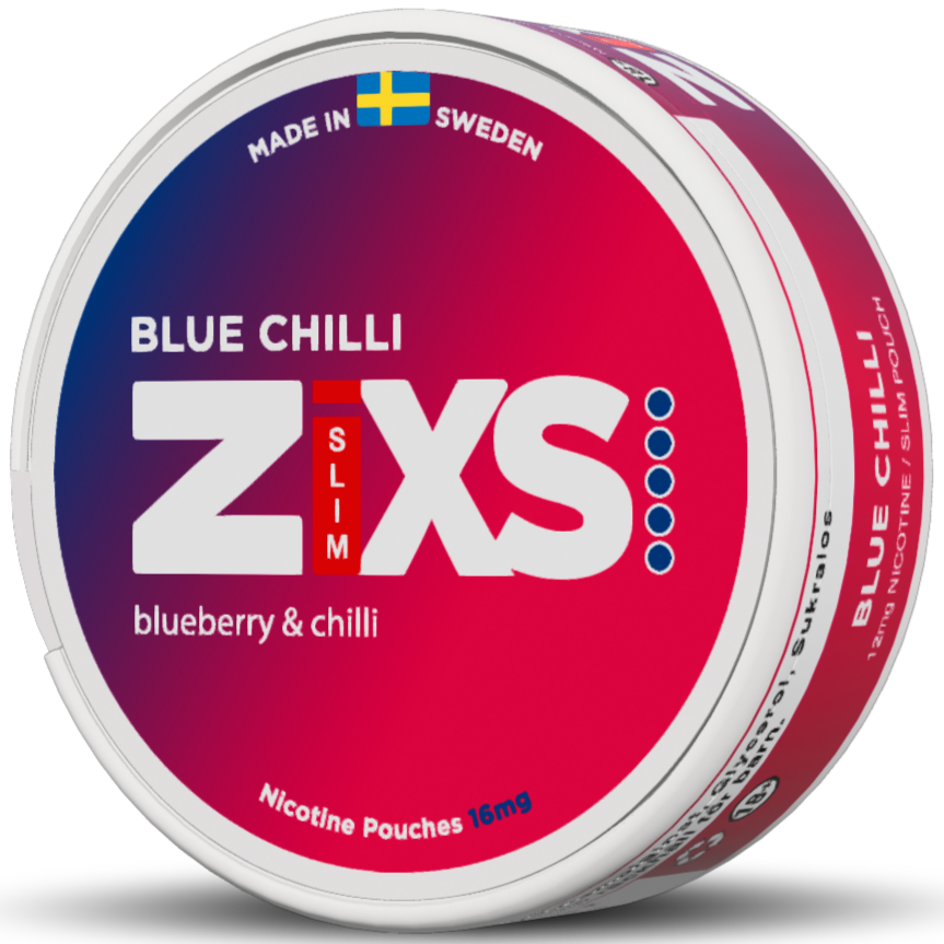 Zixs Blue Chilli Slim-Nikotinposer-Tobax