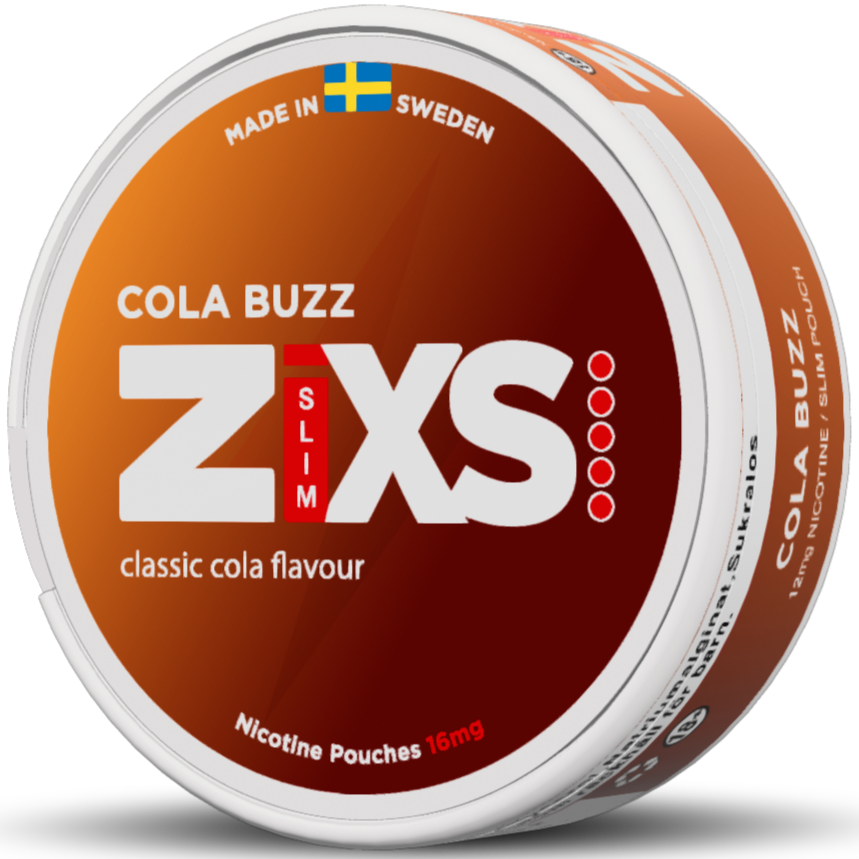 Zixs Cola Buzz Slim-Nikotinposer-Tobax