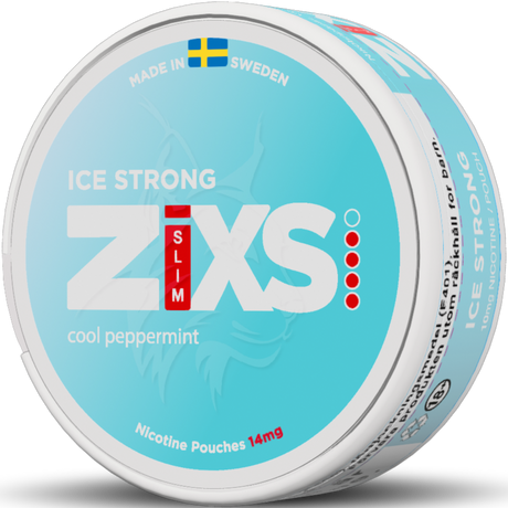 Zixs Ice Strong Slim-Nikotinposer-Tobax