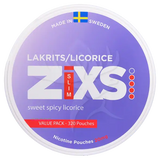 Zixs Lakrits Jumbo Can-Nikotinposer-Tobax