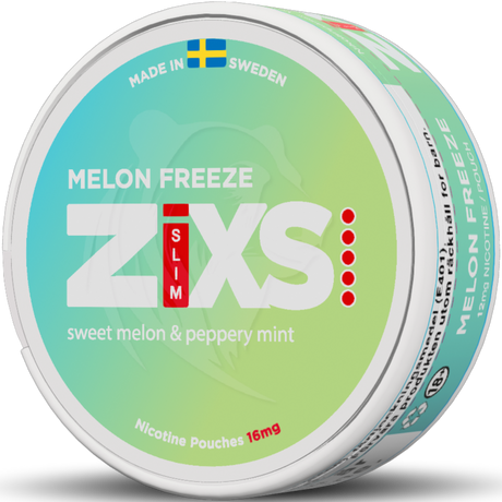 Zixs Melon Freeze Slim-Nikotinposer-Tobax