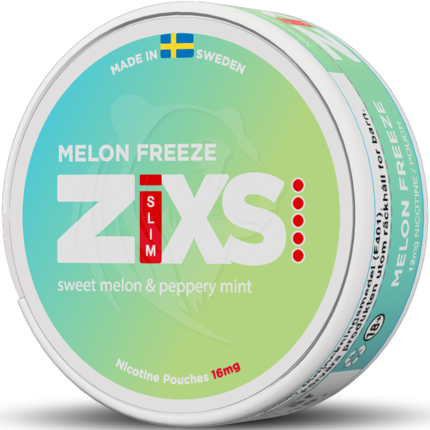 Zixs Melon Freeze Slim-Nikotinposer-Tobax