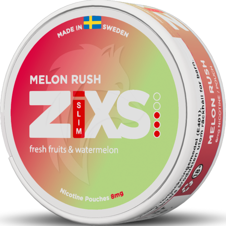 Zixs Melon Rush Slim-Nikotinposer-Tobax