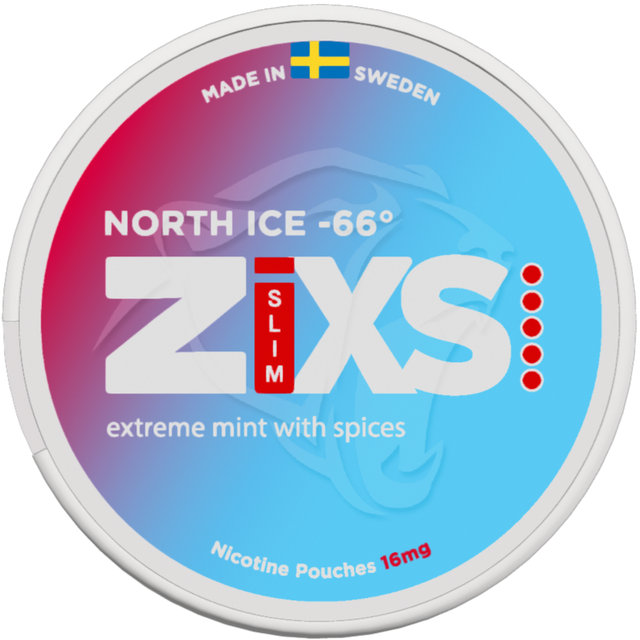 Zixs North Ice Slim-Nikotinposer-Tobax
