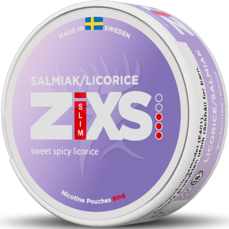 Zixs Salmiak Slim-Nikotinposer-Tobax