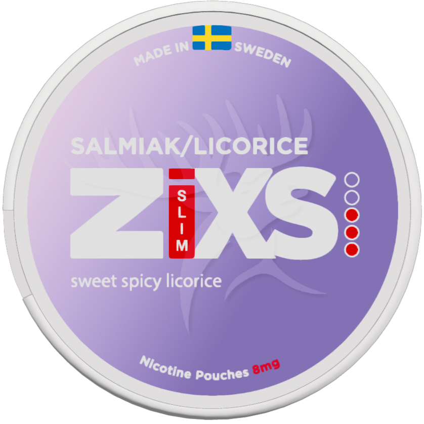 Zixs Salmiak Slim-Nikotinposer-Tobax