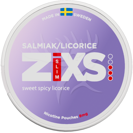 Zixs Salmiak Slim-Nikotinposer-Tobax