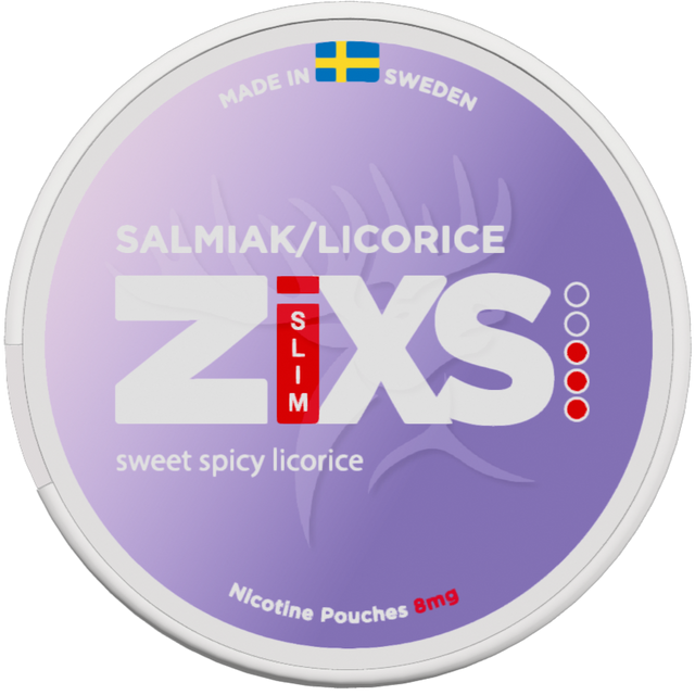 Zixs Salmiak Slim-Nikotinposer-Tobax