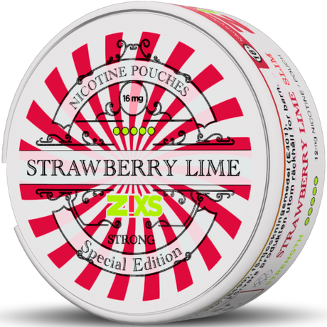 Zixs Strawberry Lime Slim-Nikotinposer-Tobax