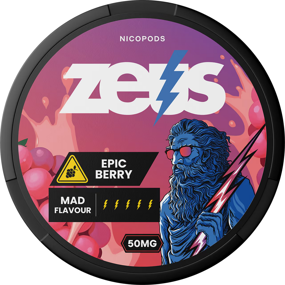 Zeus Epic Berry Extra Strong